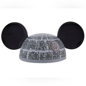 Disney Gray Death Star Mickey Ears Hat